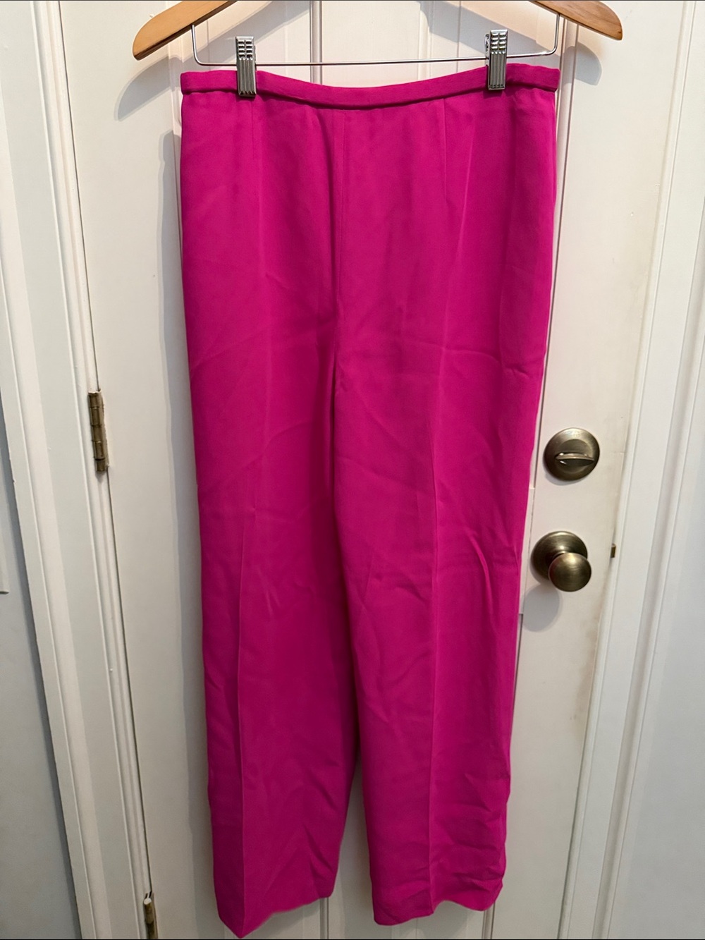 Dana Buchman Vibrant Fuchsia Wide-Leg Pants